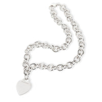 Tiffany & Co. Heart Tag Necklace in  Sterling Silver