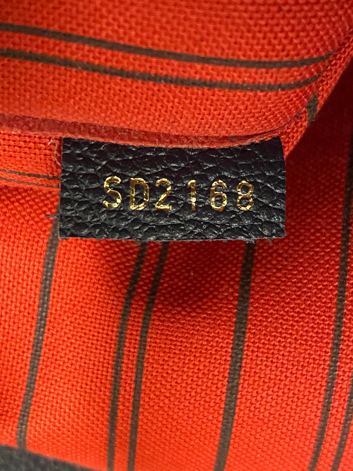 Louis Vuitton - Melie Monogram Empreinte Leather Marine Rouge