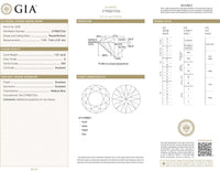 GIA Certified 1.51 Ct Round cut G VS2 Loose Diamond