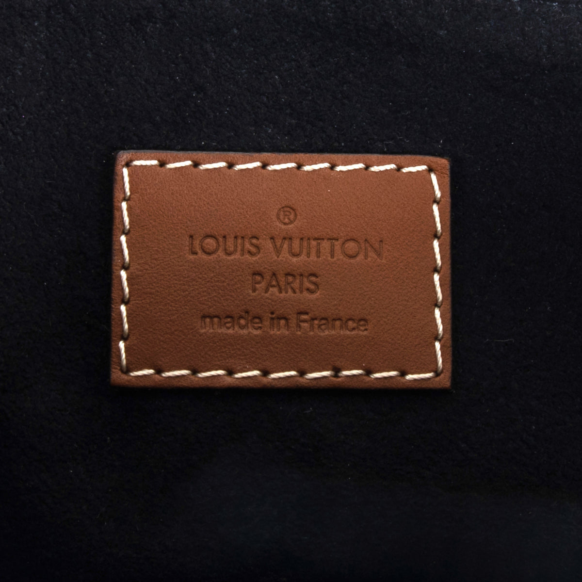 Louis Vuitton Brown Monogram Canvas & Black Taurillon Leather