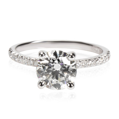 James Allen Round Cut Diamond Engagement Ring in Platinum AGS I VVS2 1.7 CTW