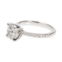 James Allen Round Cut Diamond Engagement Ring in Platinum AGS I VVS2 1.7 CTW