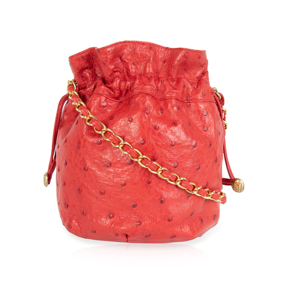 Chanel Rare Vintage 90's Collectors Drawstring Bucket Tote Bag For