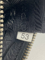 Prada Black Tessuto & Leather Pochette
