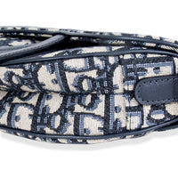 Dior Blue Oblique Mini Saddle Bag