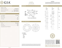 GIA Certified 1.01 Ct Round cut E VS1 Loose Diamond