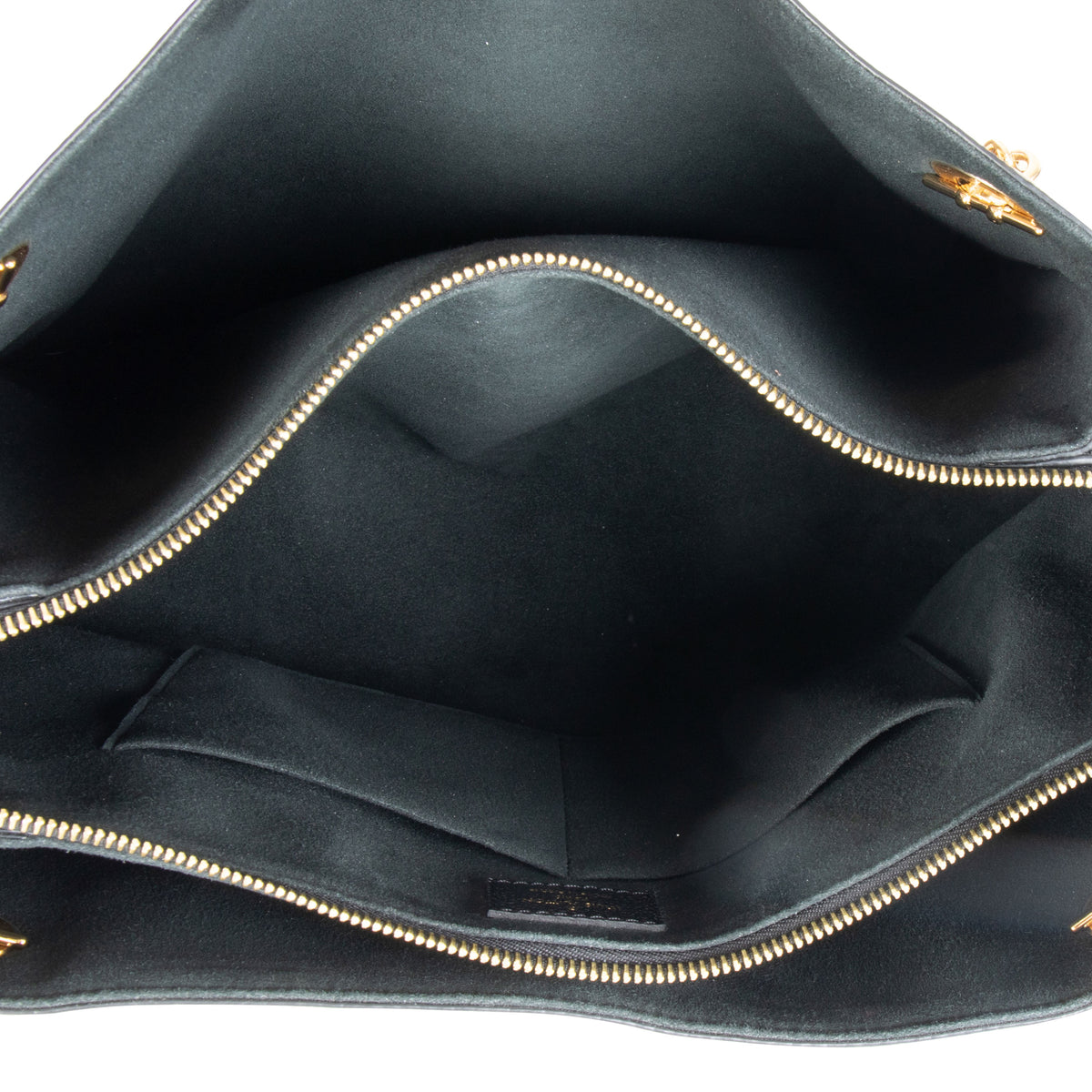 Louis Vuitton Brown Monogram Canvas & Black Taurillon Leather Surene MM Tote