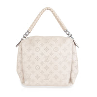 Louis Vuitton Creme Mahina Leather Babylone BB Chain Shoulder Bag