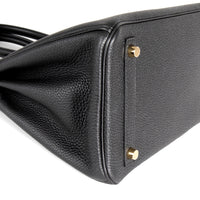 Hermès Black Togo Leather Birkin 30 with Gold Hardware