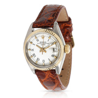 Vintage Rolex Date 6917 Women's Watch in 14kt Yellow Gold/Steel