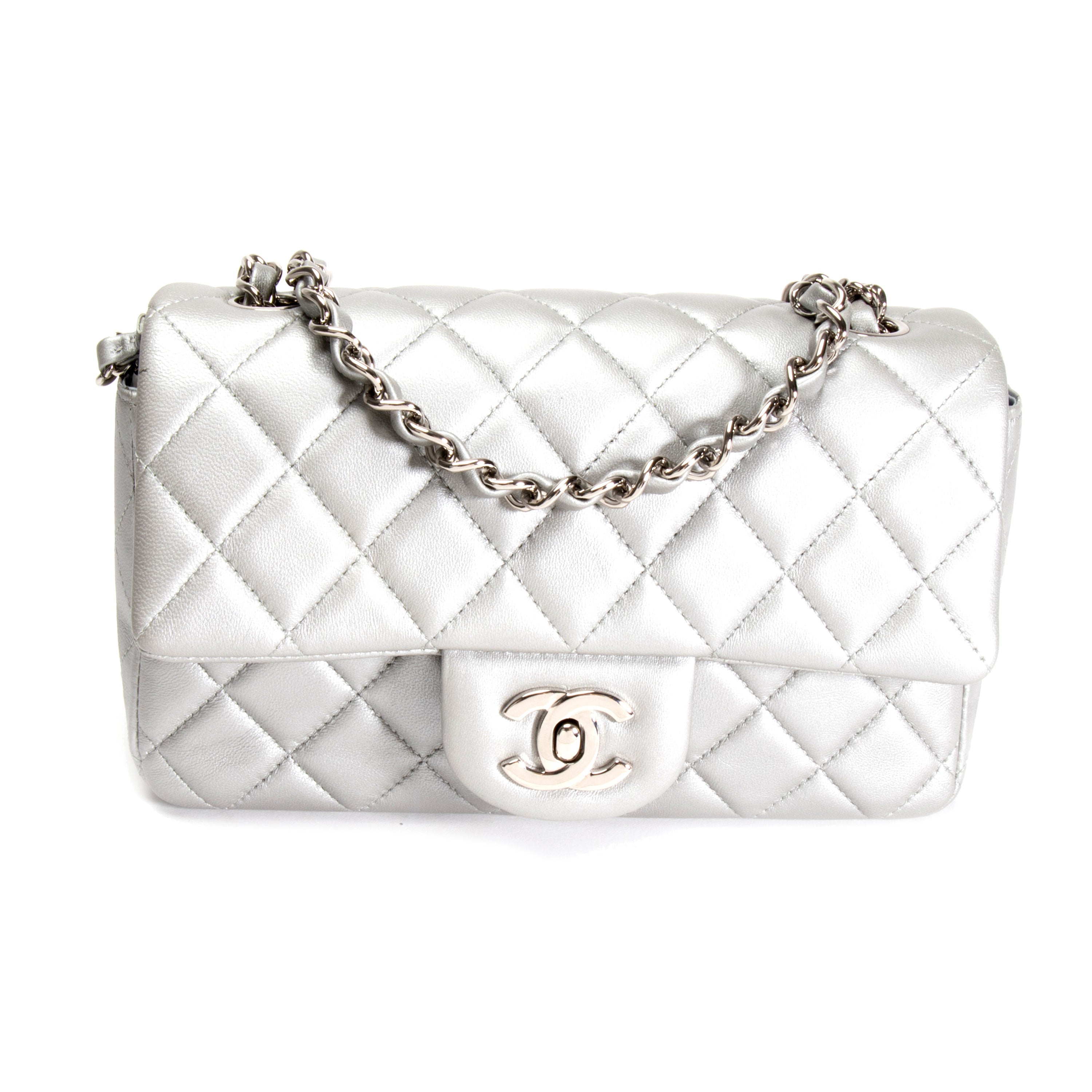 Chanel Silver Quilted Lambskin New Mini Classic Flap Bag by WP Diamonds –  myGemma, CH