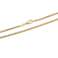 Box Chain in 14K Yellow Gold 2.3mm