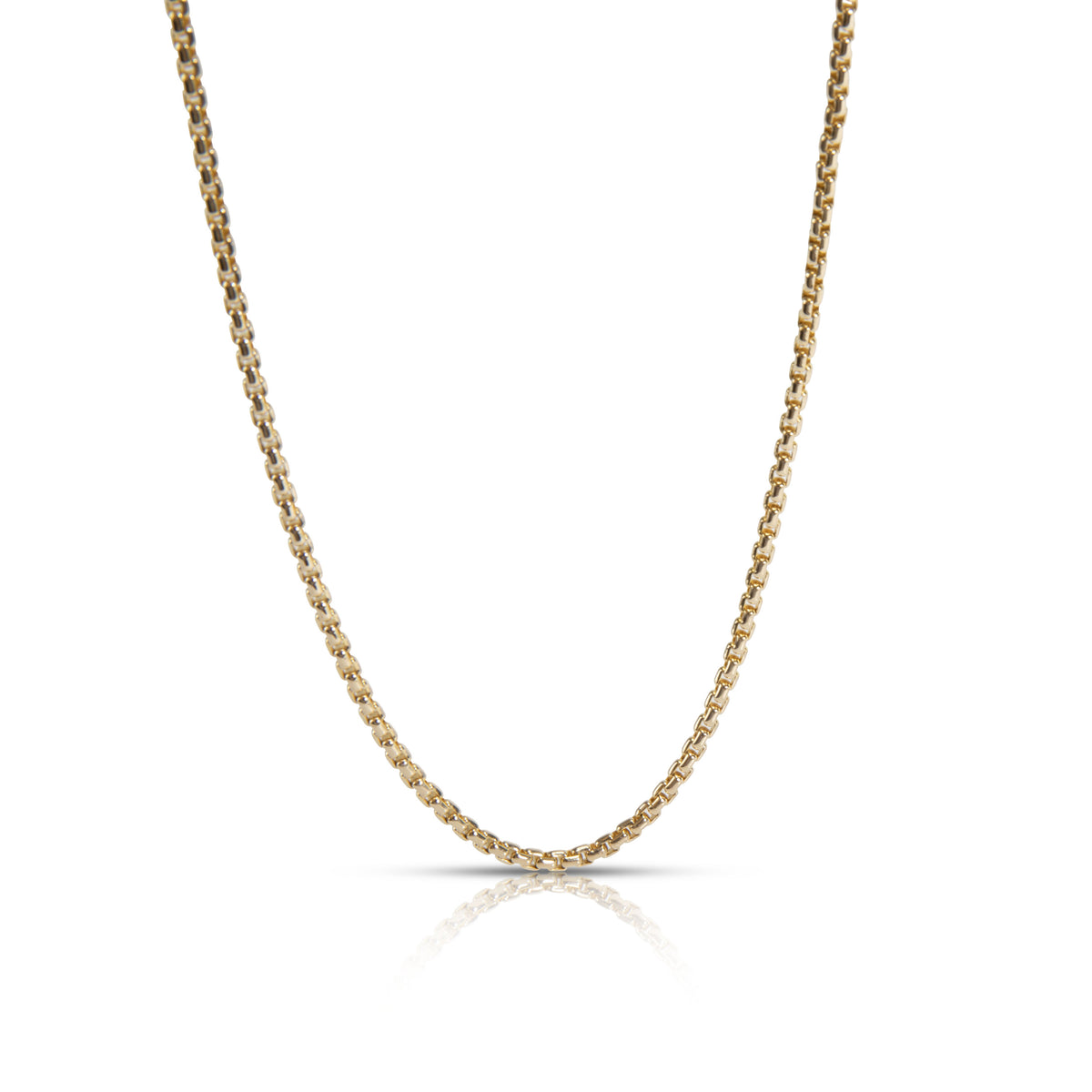 Box Chain in 14K Yellow Gold 2.3mm