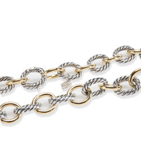 David Yurman Cable Chain Necklace in 18K Yellow Gold/Sterling Silver