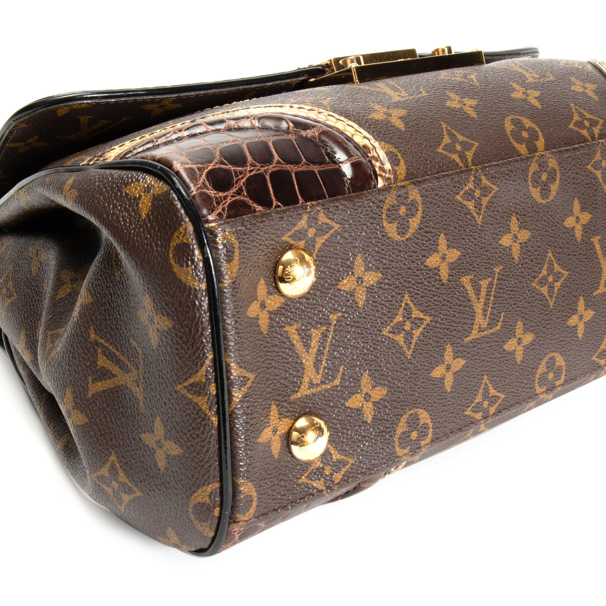 Louis Vuitton, Bags, Louis Vuitton Crocodile Monogram Monogramissime Bag  Exotic Python Lv Alligator