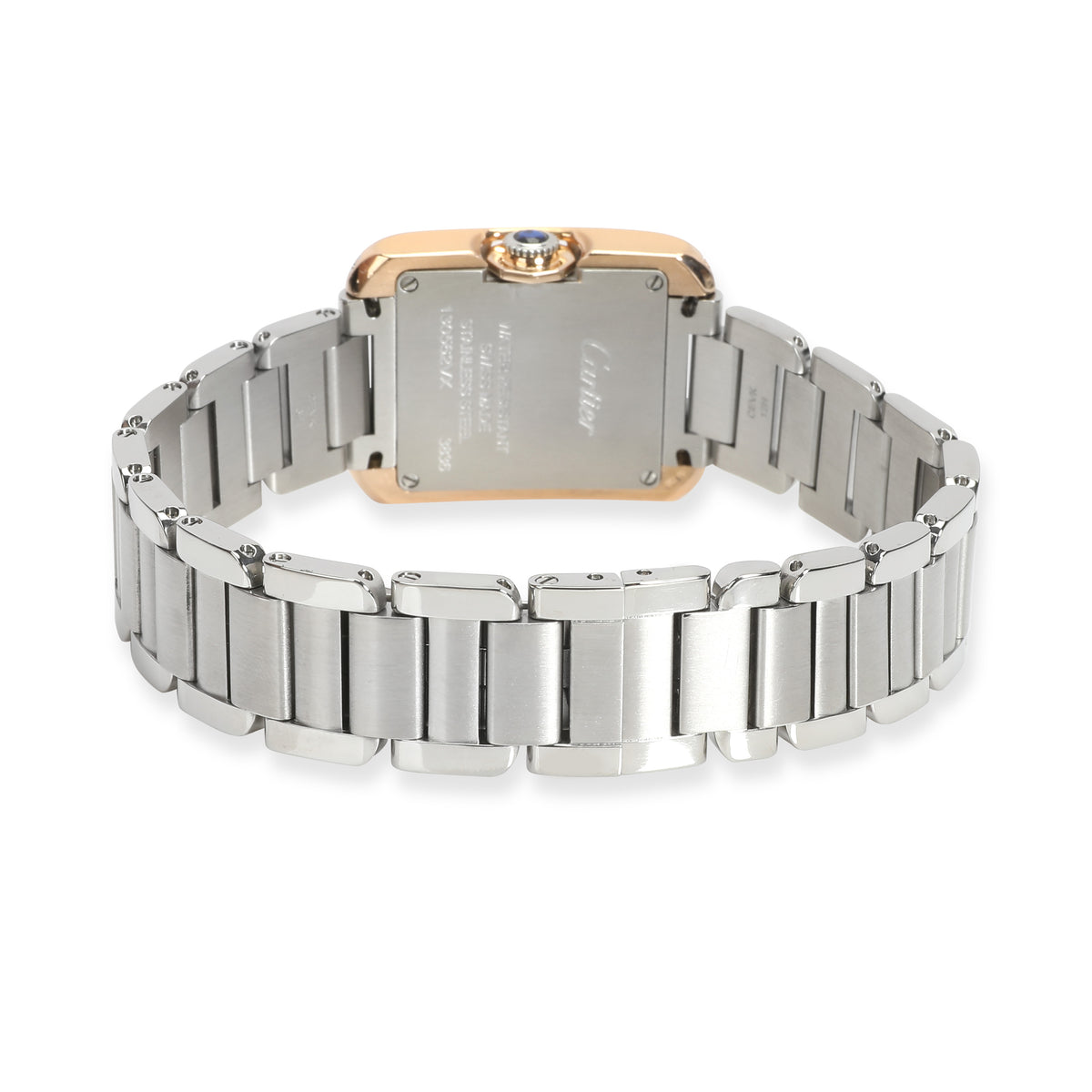 Cartier Tank Anglaise W3TA0002 Women's Watch in 18kt Yellow Gold/Steel