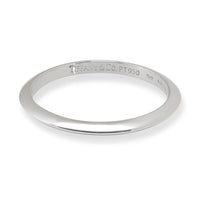 Tiffany & Co. Knife Edge Wedding Band in Platinum