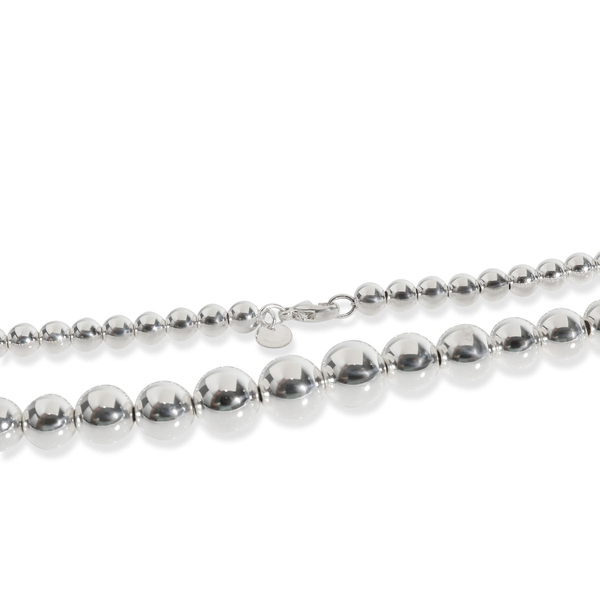 Tiffany & Co. Hardware Ball Necklace in  Sterling Silver