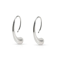 Tiffany & Co. Elsa Peretti Elongated Tear Drop Earrings in Sterling Silver