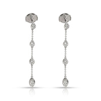 Tiffany & Co. Diamond by the Yard Diamond Earrings in Platinum 0.75 CTW