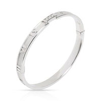 Tiffany & Co. Atlas Diamond Bangle in 18K White Gold 0.15 CTW