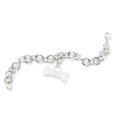 Tiffany & Co. Return to Tiffany Dog Bone Bracelet in  Sterling Silver