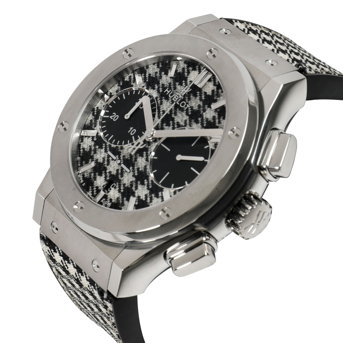 Hublot Classic Fusion Pieds de Poule 521.NX.2702.NR.ITI17 Men's Watch in  Titani