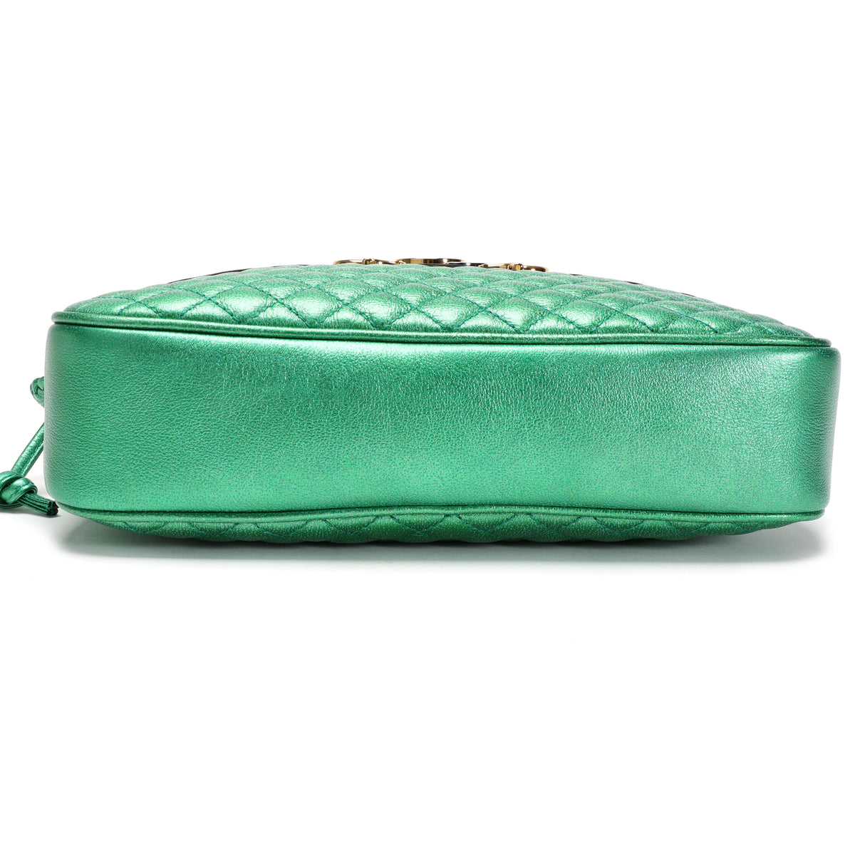 Gucci Jasmine Green Quilted Leather Trapuntata Camera Bag