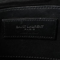Saint Laurent Black Matelassé Leather Medium Collège Bag