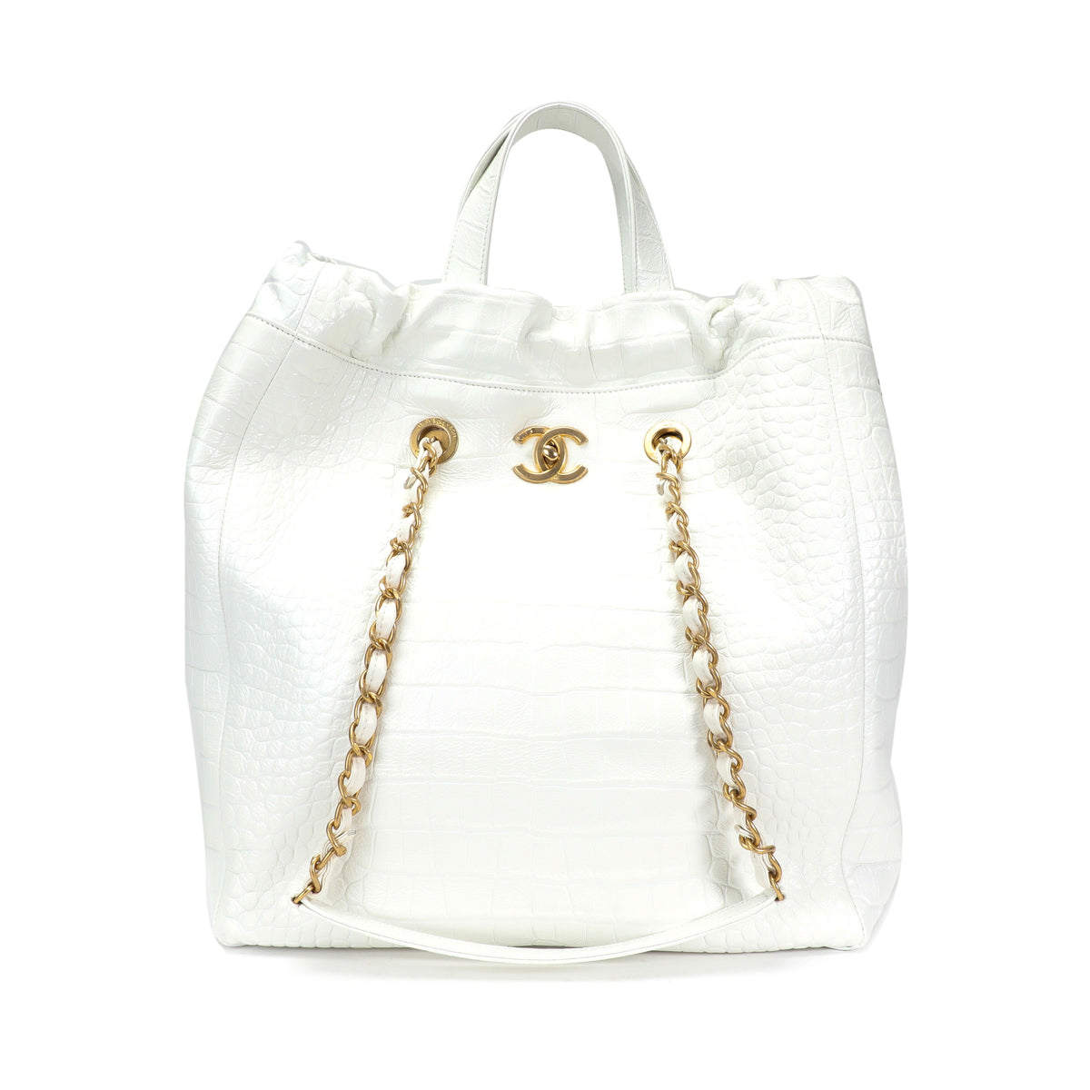 Chanel Large Embossed Shopping Bag - Totes, Handbags