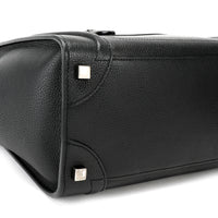 Céline Black Calfskin Leather Micro Luggage Tote