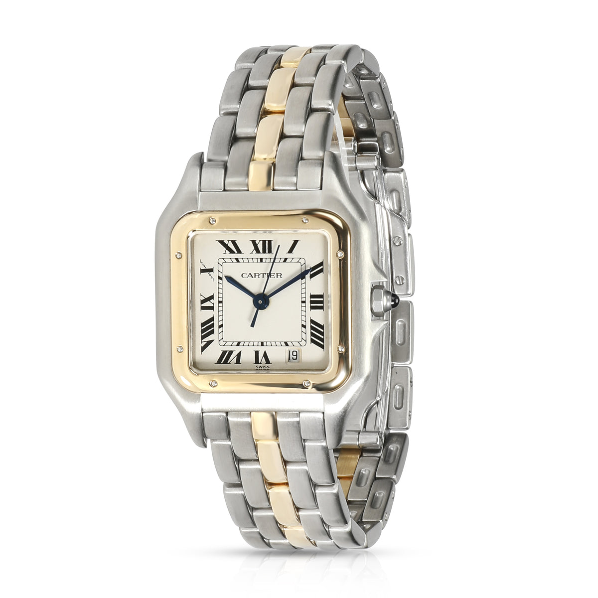 Cartier Panther W25028B5 Unisex Watch in 18kt Stainless Steel & Yellow Gold