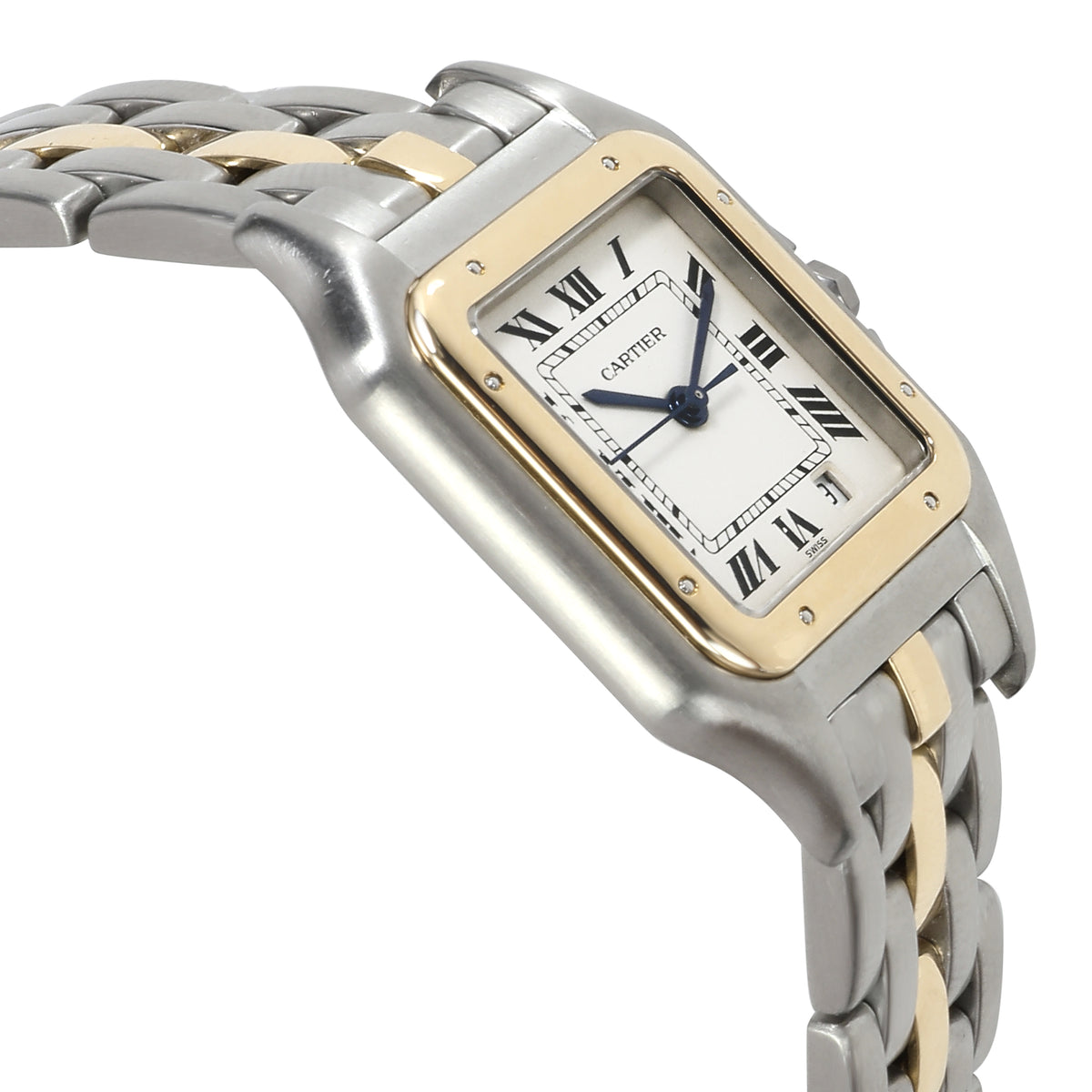 Cartier Panther W25028B5 Unisex Watch in 18kt Stainless Steel & Yellow Gold