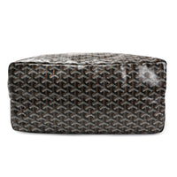 Goyard Black & Tan Goyardine Saint Louis GM Tote