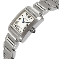 Cartier Tank Francaise W51008Q3 Womens Watch in  Stainless Steel