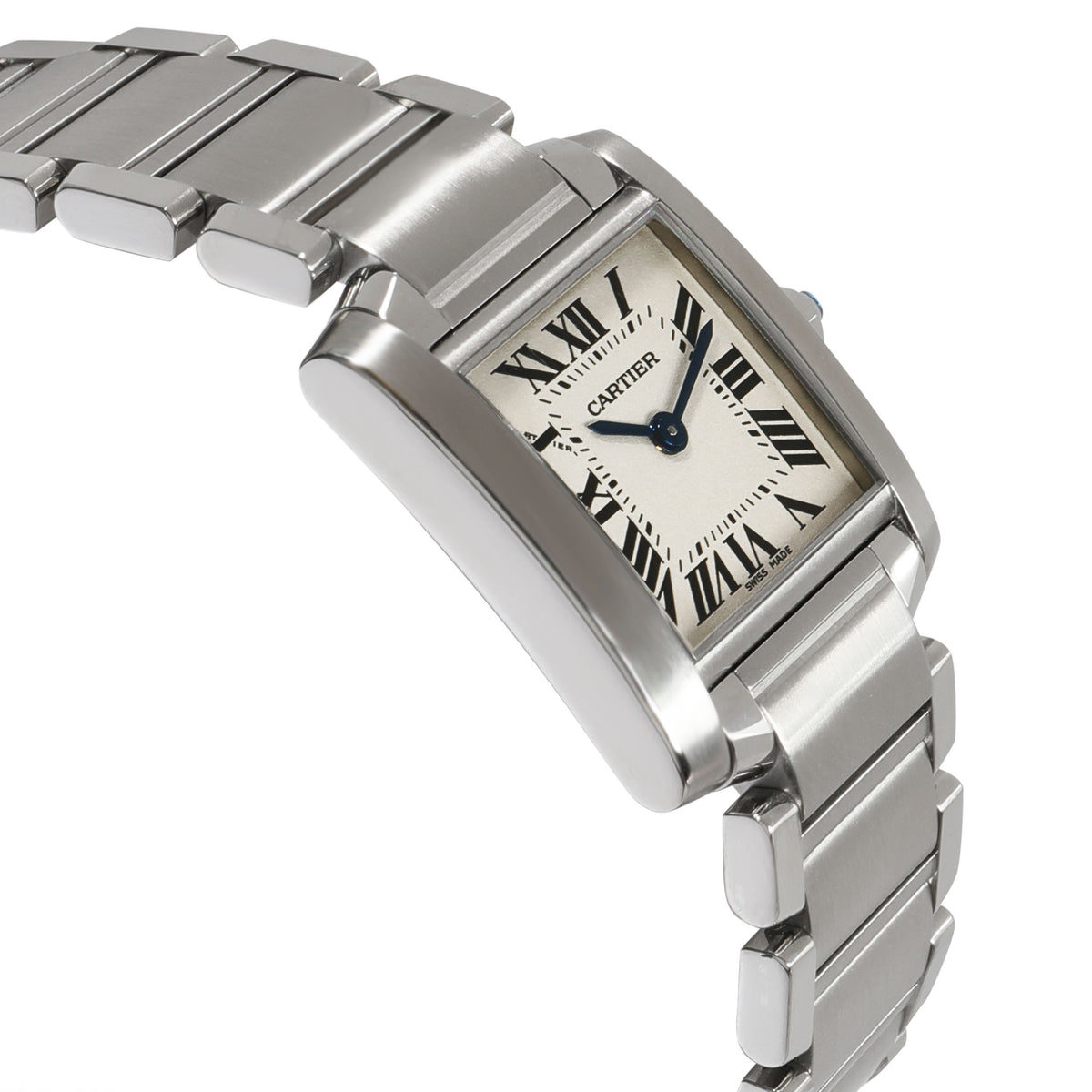 Cartier Tank Francaise W51008Q3 Womens Watch in  Stainless Steel