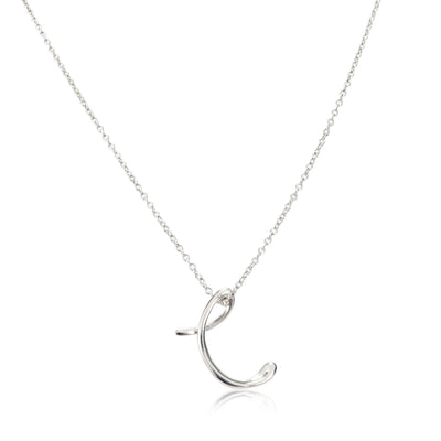 Tiffany & Co. Elsa Peretti Initial C Necklace in Sterling Silver