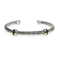 David Yurman Cable Collection Sapphire Bracelet in 14K Gold & Sterling Silver