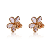 Tiffany & Co. Tiffany Enchant Diamond Amethyst Earrings in 18K Rose Gold 0.03 CT
