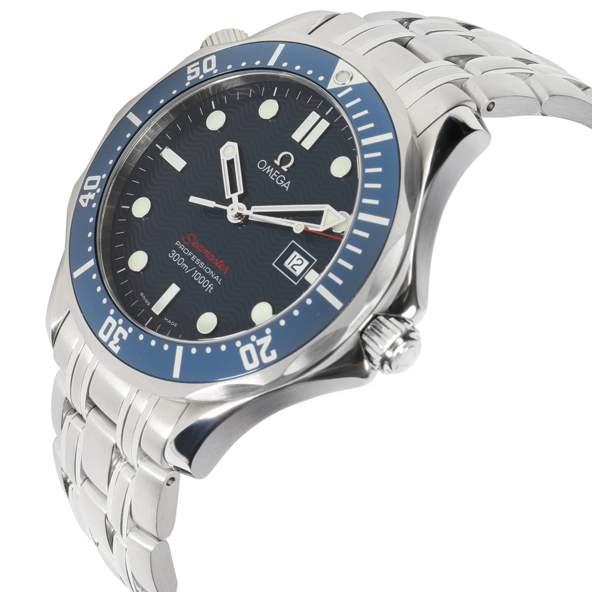 Omega Diver 300M 2221.80.00 Men's Watch in  Stainless Steel