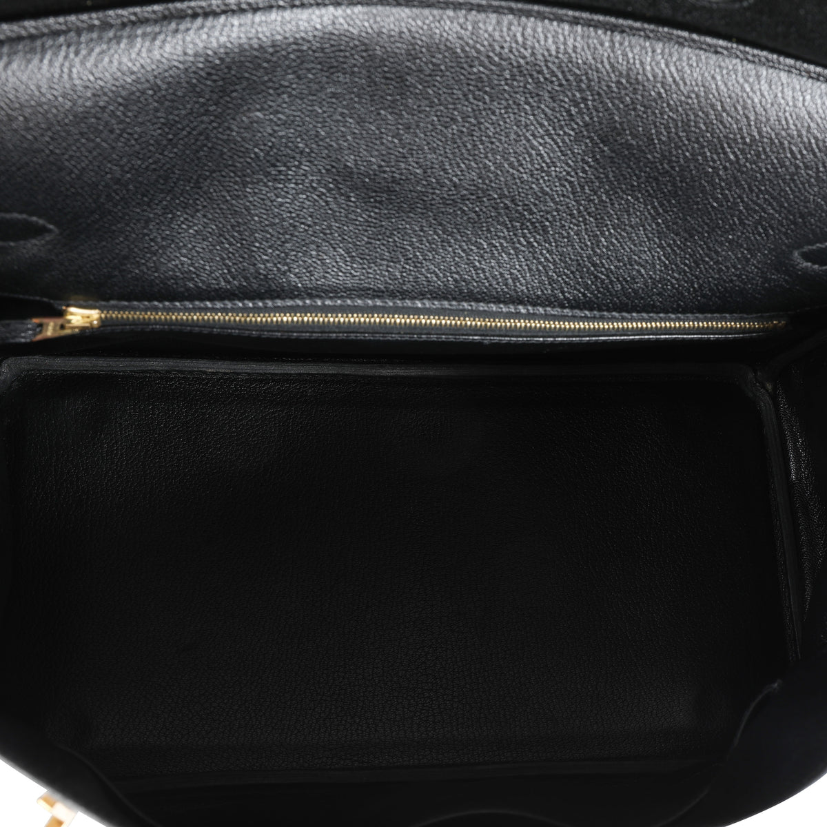 Hermès Black Chèvre de Coromandel Birkin 35 with Gold Hardware