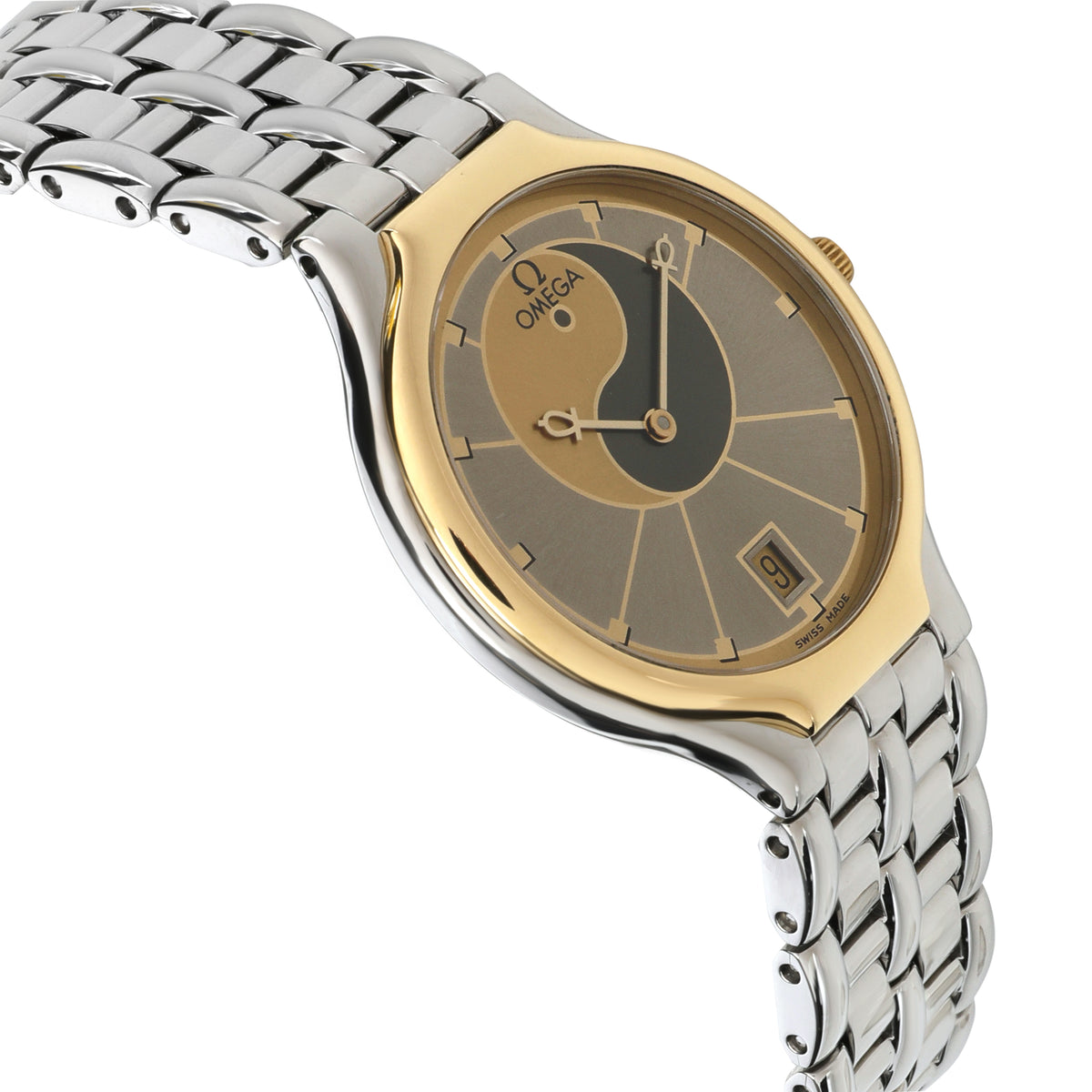Omega Symbol 196.0316 Unisex Watch in  Stainless Steel and Yellow Gold