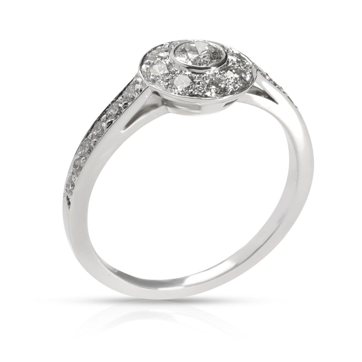 Tiffany & Co. Tiffany Circlet Diamond Ring in  Platinum 0.76 CTW