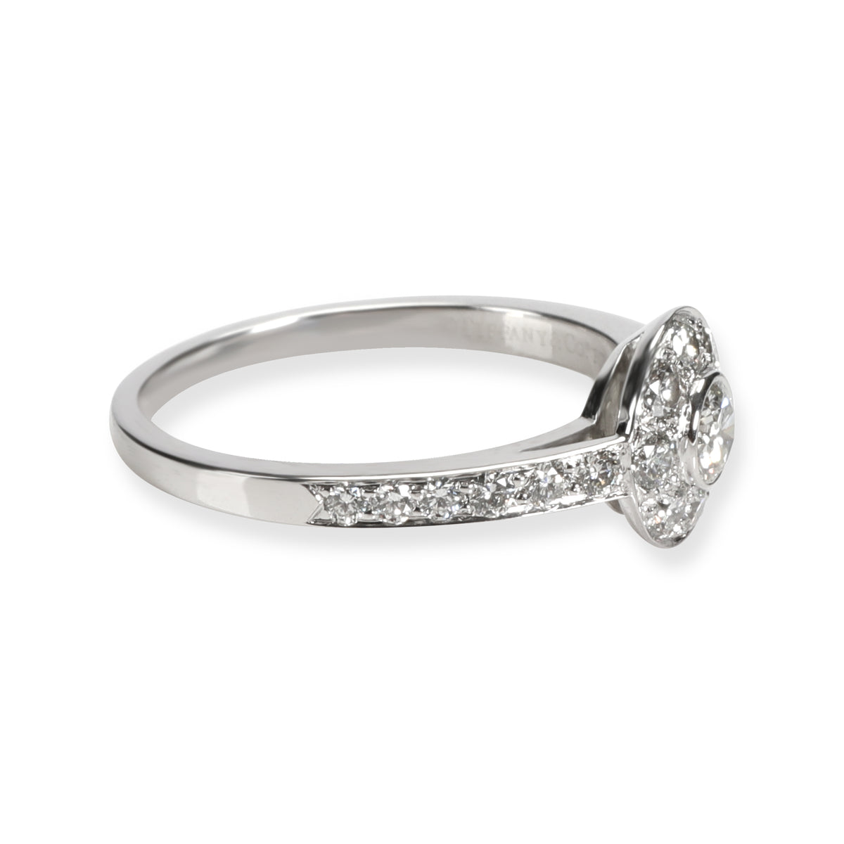 Tiffany & Co. Tiffany Circlet Diamond Ring in  Platinum 0.76 CTW