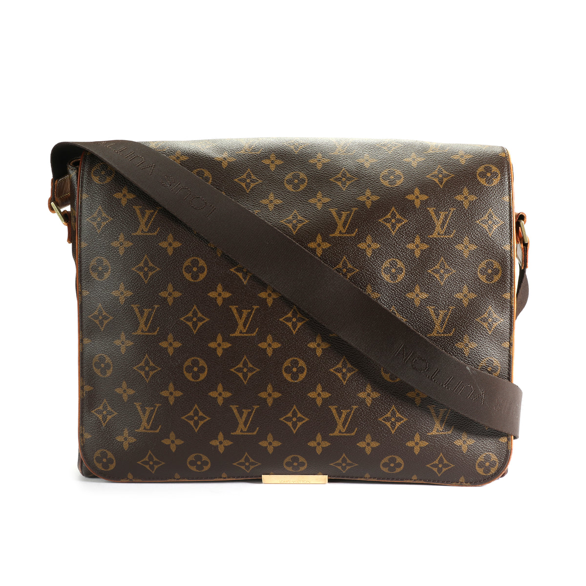 Louis Vuitton Monogram Canvas Abbesses Messenger Bag Briefcase EXCELLENT!!