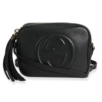 Gucci Black Leather Small Soho Disco Bag