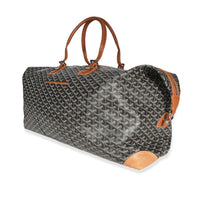 Goyard Black & Tan Goyardine Boeing 65 Duffle Bag