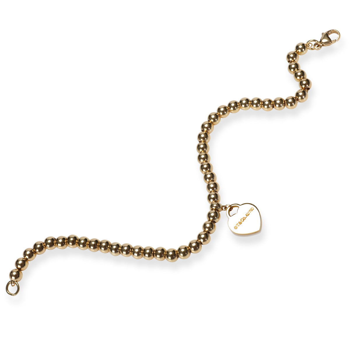 Return to Tiffany Bead Bracelet in 18K Yellow Gold