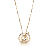 Chopard Happy Diamonds Necklace in 18K Yellow Gold 0.45 CTW