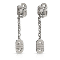 Bulgari Parentesi Diamond Drop Earrings in 18K White Gold 1.00 CTW